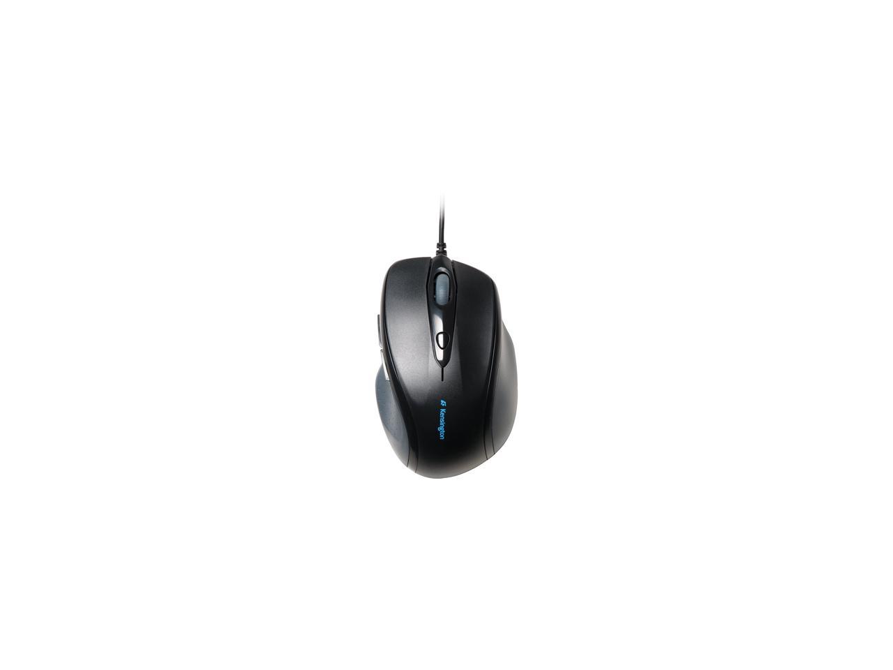 Kensington Pro Fit Full-Size Mouse K72369US Black 1 x Wheel USB Wired Optical 2400 dpi Mouse 2