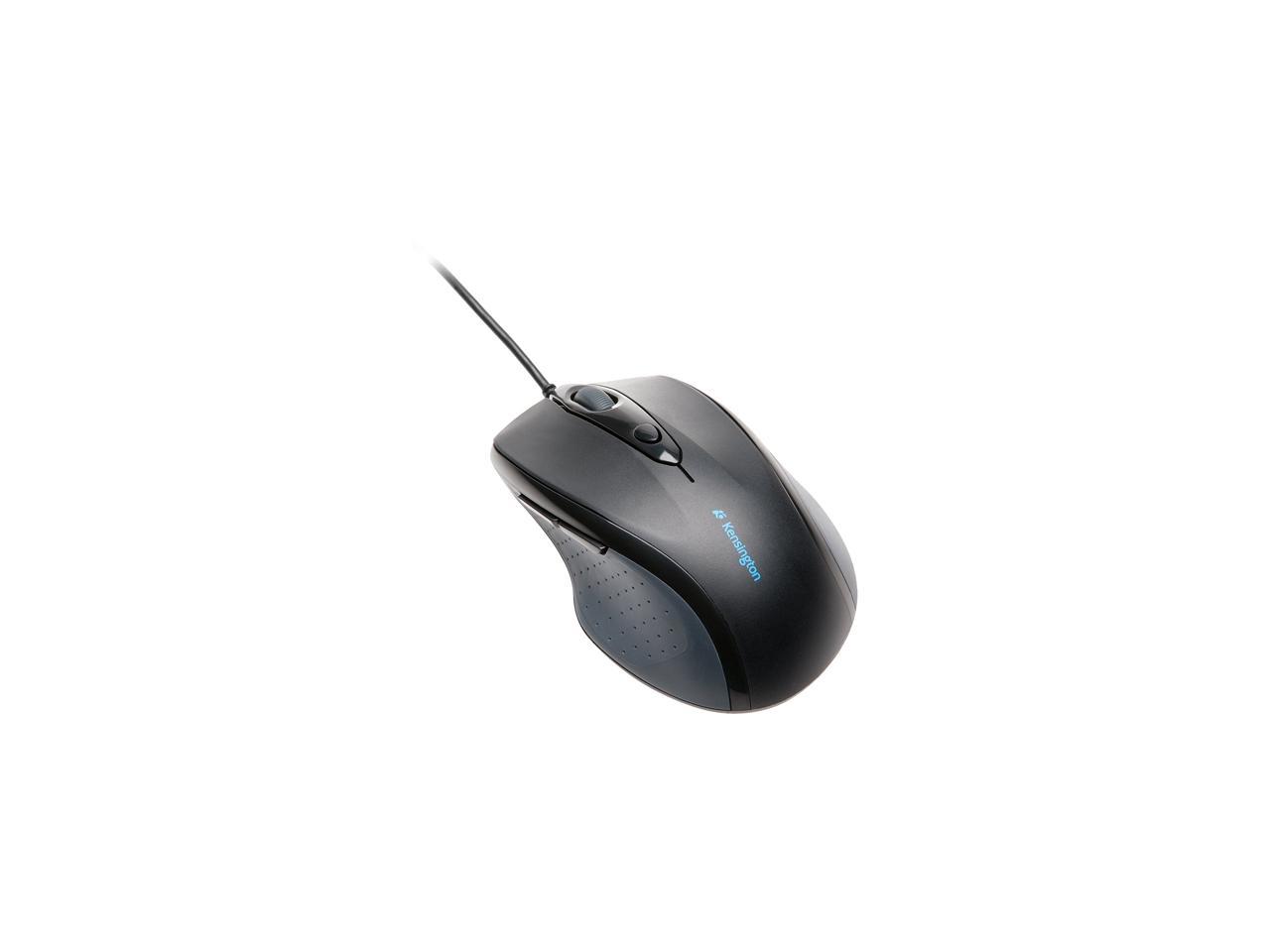 Kensington Pro Fit Full-Size Mouse K72369US Black 1 x Wheel USB Wired Optical 2400 dpi Mouse 1