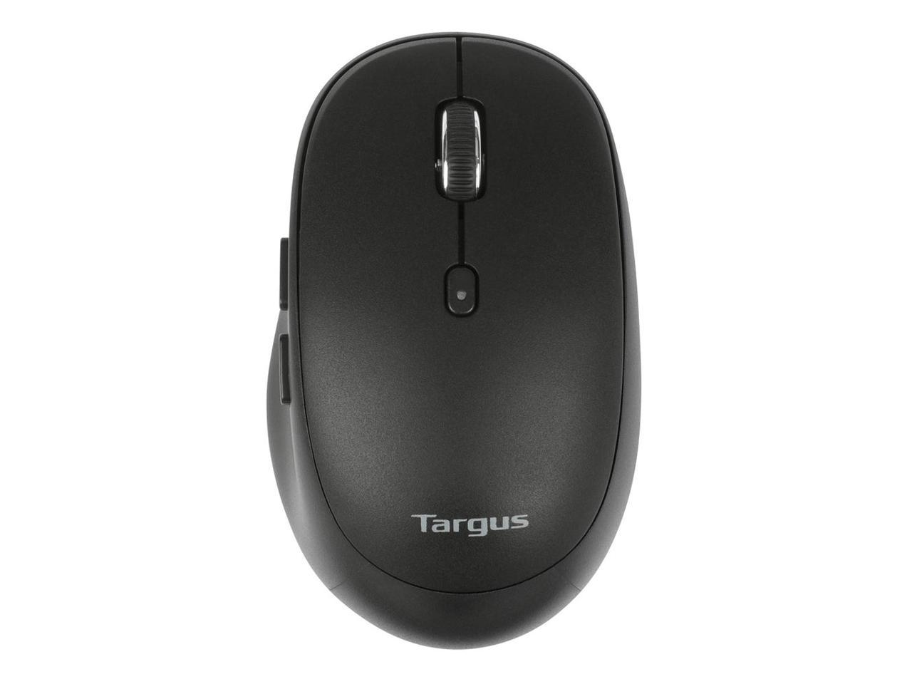 Targus AMB582GL Black 1 x Wheel Dual (RF / Bluetooth Wireless) 2400 dpi Midsize Comfort Multi-Device Antimicrobial Wireless Mouse 2