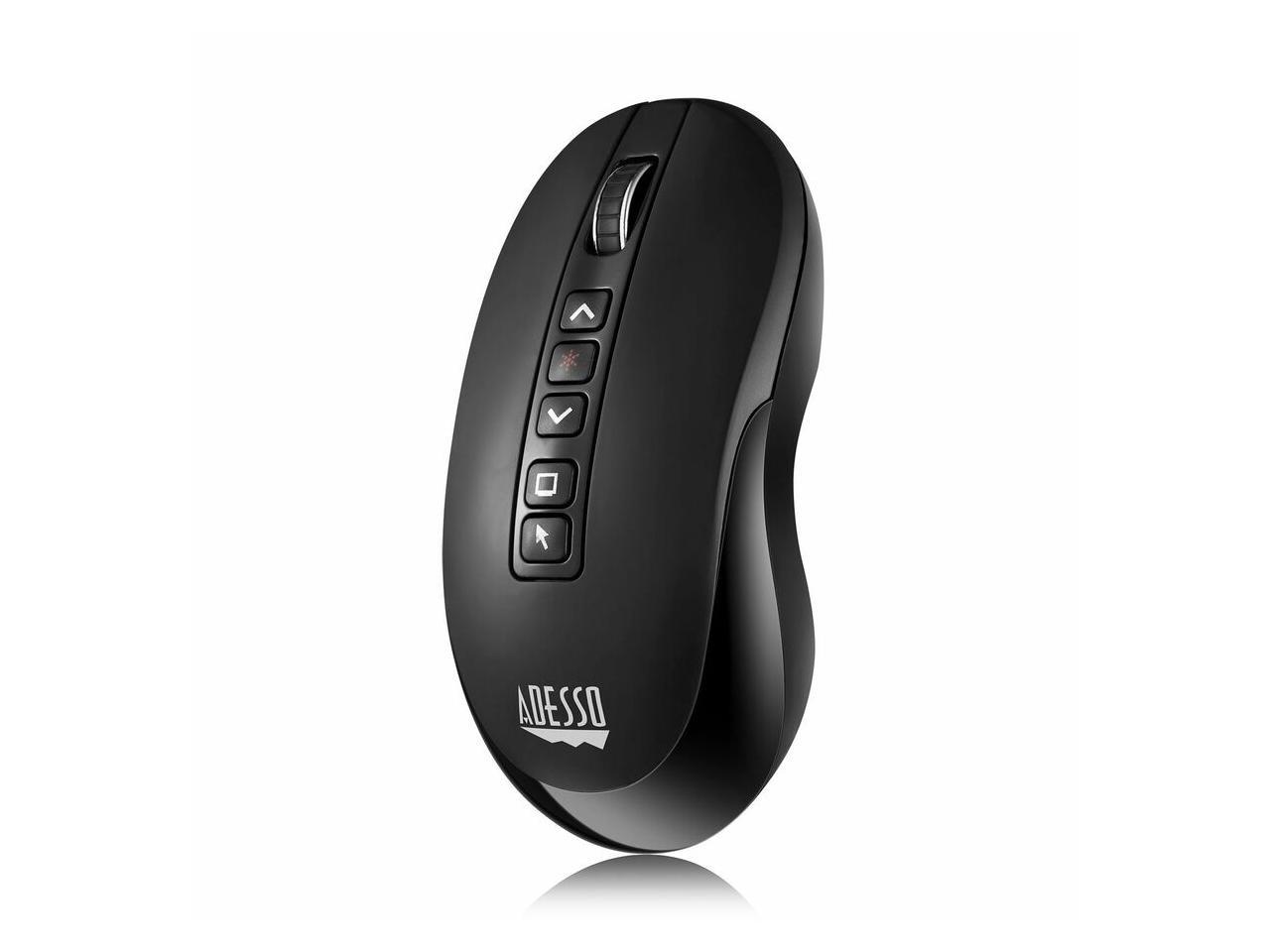 Adesso Air Mouse Wireless Multifunctional Desktop Presenter Mouse With