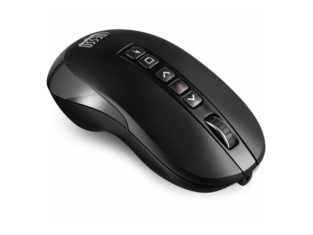 Adesso Air Mouse Wireless Multifunctional Desktop Presenter Mouse With Laser Pointer iMouse P40 3