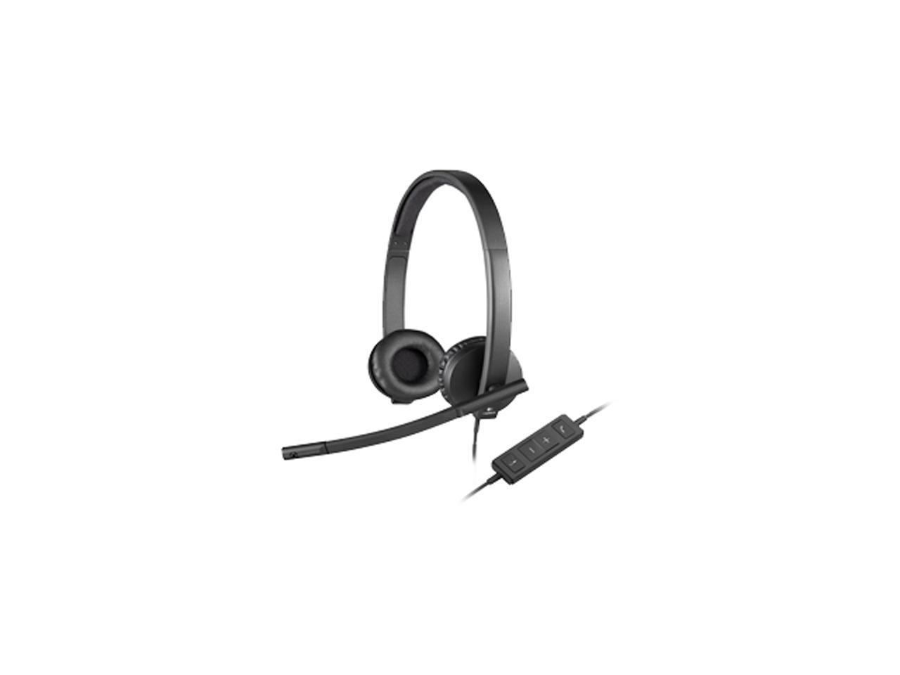 Logitech H570E USB Connector Supra-aural USB Headset H570e Stereo 1