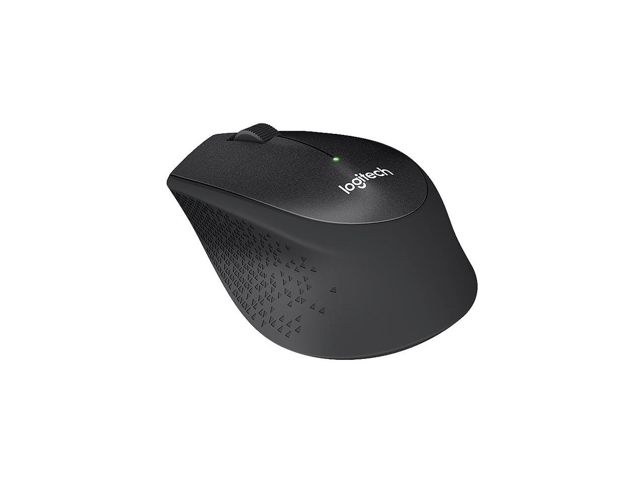 Logitech M330 SILENT PLUS 910-004905 Black 3 Buttons 1 x Wheel RF RF Wireless Optical 1000 dpi Mouse 1