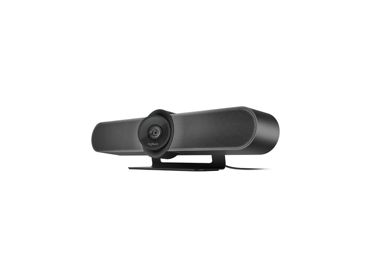 Logitech MeetUp Video Conferencing System, Ultra HD 4K/1080p/720p, 3 Microphones/Adjustable Speakers, Wide Field of View 120°, PC/Mac/Laptop/Macbook/Tablet - Black 2