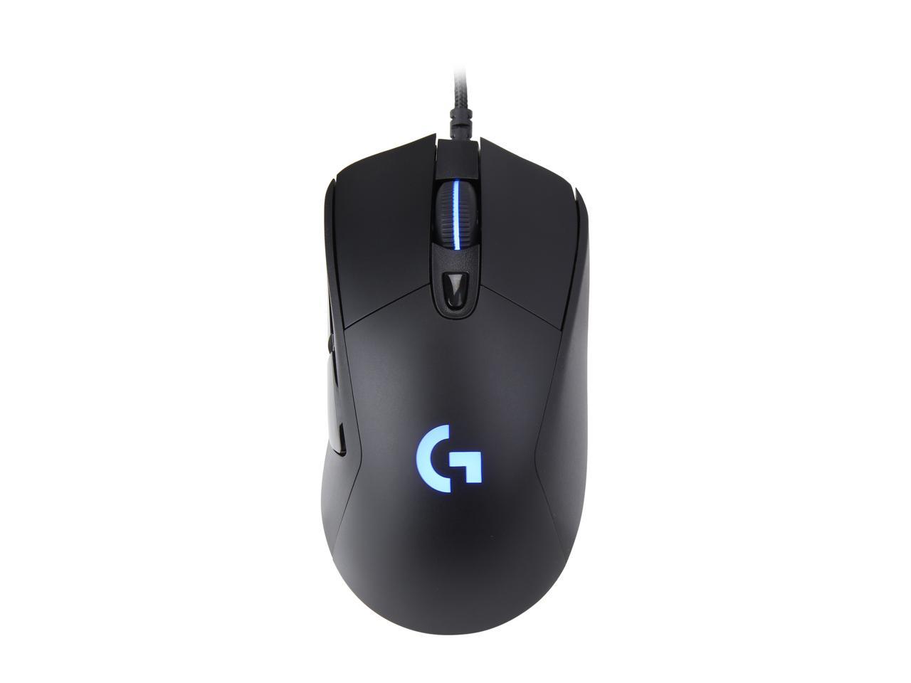 Logitech G403 Hero 25K Gaming Mouse, Lightsync RGB, Lightweight 87G+10G optional, Braided Cable, 25, 600 DPI, Rubber Side Grips 2