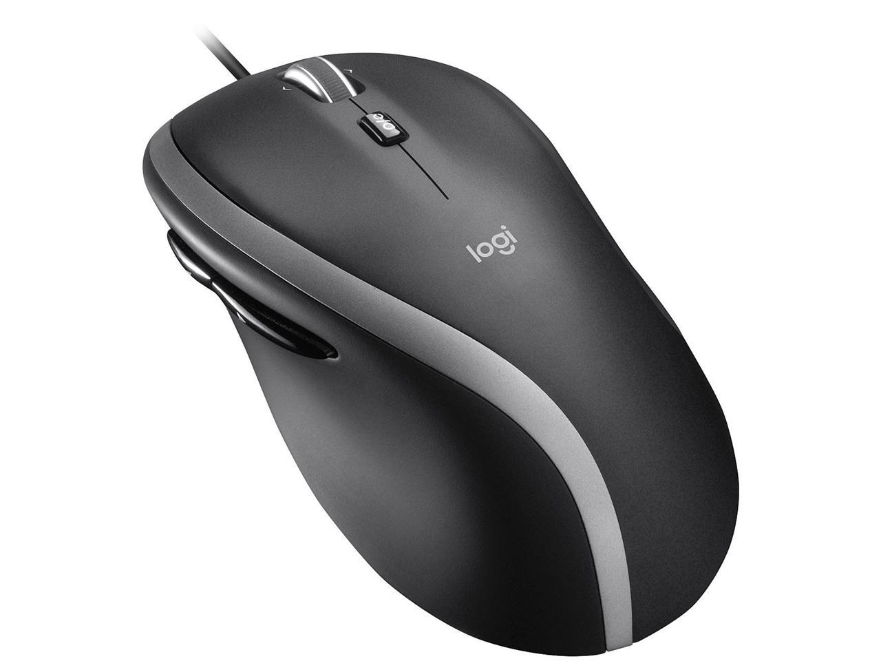 Logitech M500s Advanced Corded Mouse with Advanced Hyper-fast Scrolling & Tilt, Customizable Buttons, High Precision Tracking with DPI Switch, USB plug & play 1