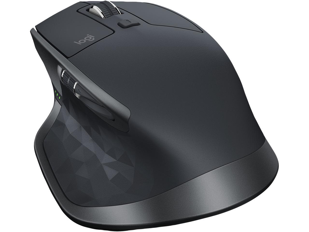 Logitech MX Master 2S Wireless Mouse – Use on Any Surface, Hyper-Fast Scrolling, Ergonomic Shape, Rechargeable, Control Upto 3 Apple Mac and Windows Computers, Graphite 1