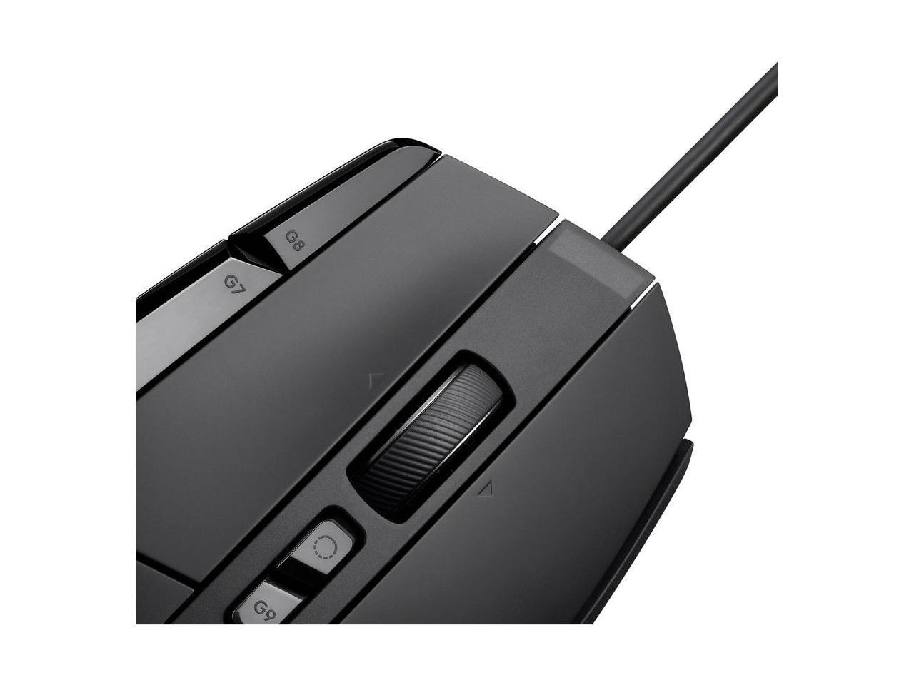 Logitech G502 X Wired Gaming Mouse - LIGHTFORCE hybrid optical-mechanical primary switches, HERO 25K gaming sensor, compatible with PC - macOS/Windows - Black 3