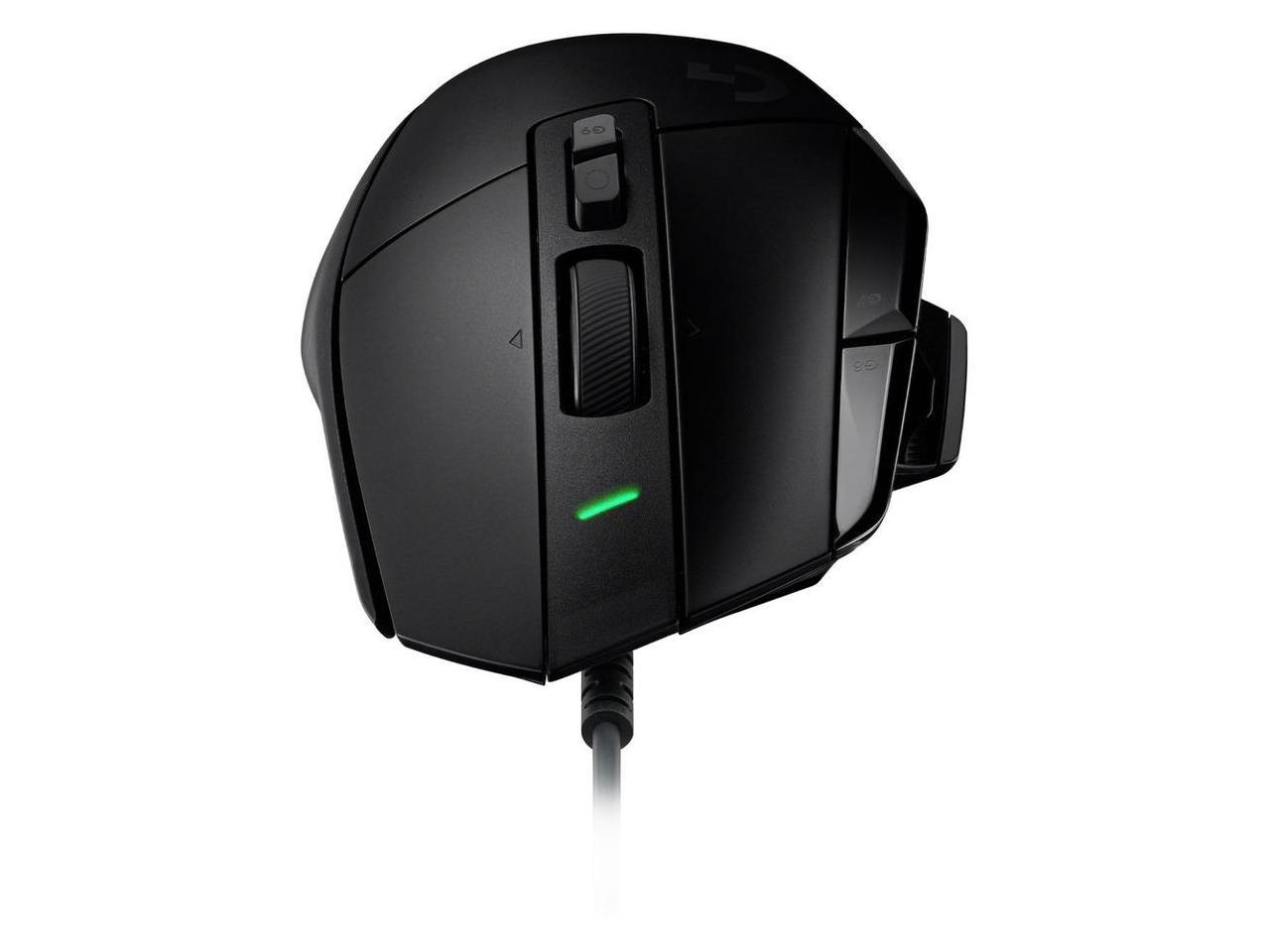 Logitech G502 X Wired Gaming Mouse - LIGHTFORCE hybrid optical-mechanical primary switches, HERO 25K gaming sensor, compatible with PC - macOS/Windows - Black 5