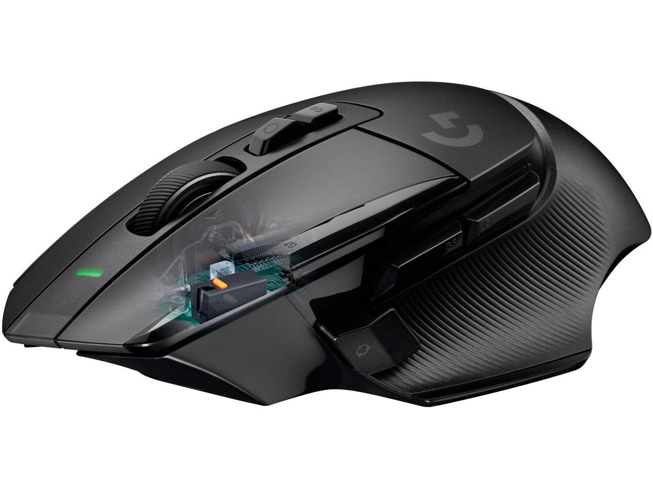 Logitech G502 X LIGHTSPEED Wireless Gaming Mouse - Optical mouse with LIGHTFORCE hybrid optical-mechanical switches, HERO 25K gaming sensor, compatible with PC - macOS/Windows - Black 2