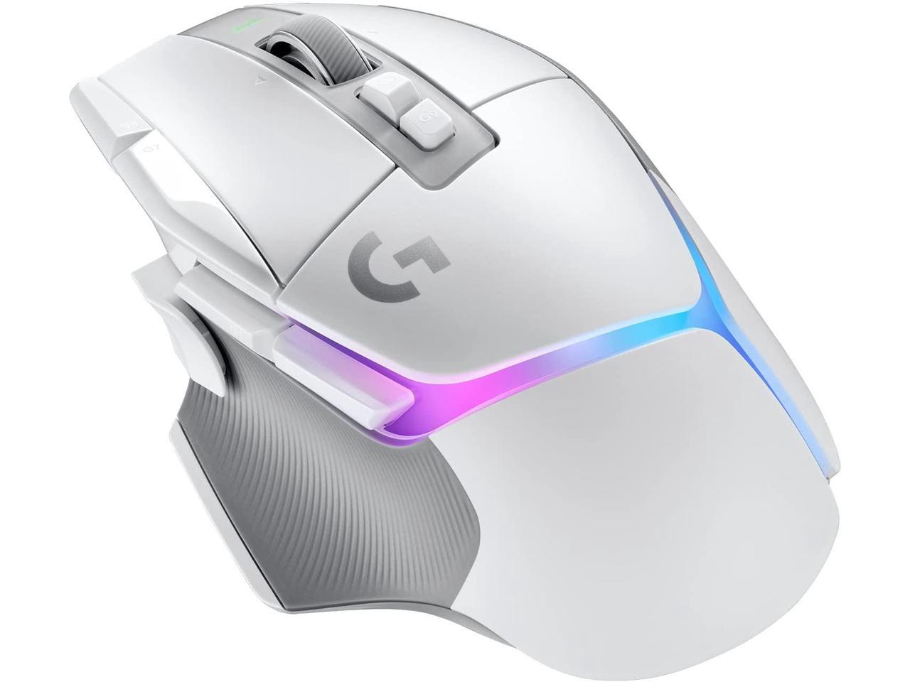 Logitech G502 X PLUS LIGHTSPEED Wireless RGB Gaming Mouse - Optical mouse with LIGHTFORCE hybrid switches, LIGHTSYNC RGB, HERO 25K gaming sensor, compatible with PC - macOS/Windows  - White 2