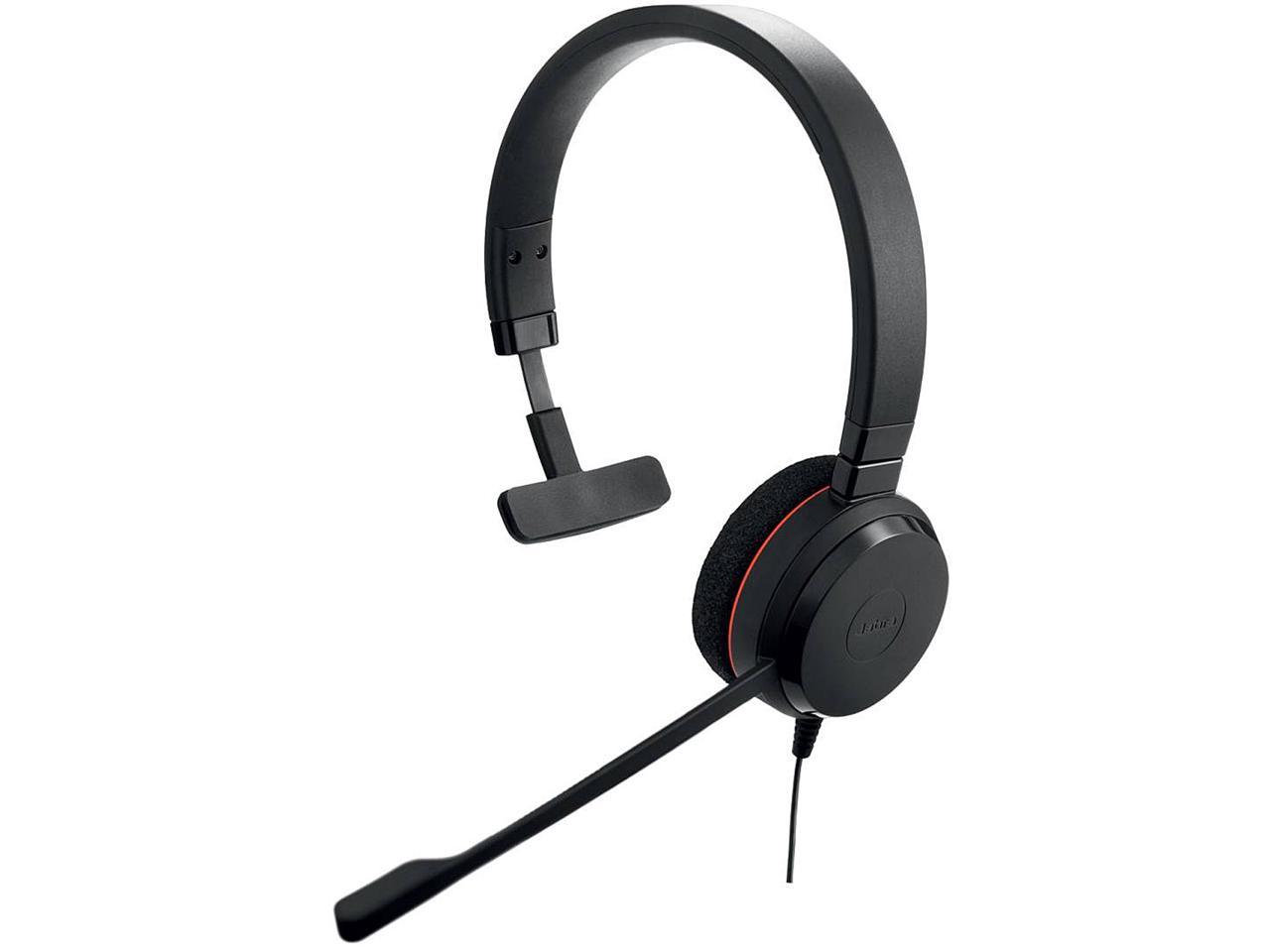 Jabra Evolve 20 4993-823-189 USB Type-C Connector Single Ear Headset - Mono - Optimized for Microsoft Teams 1