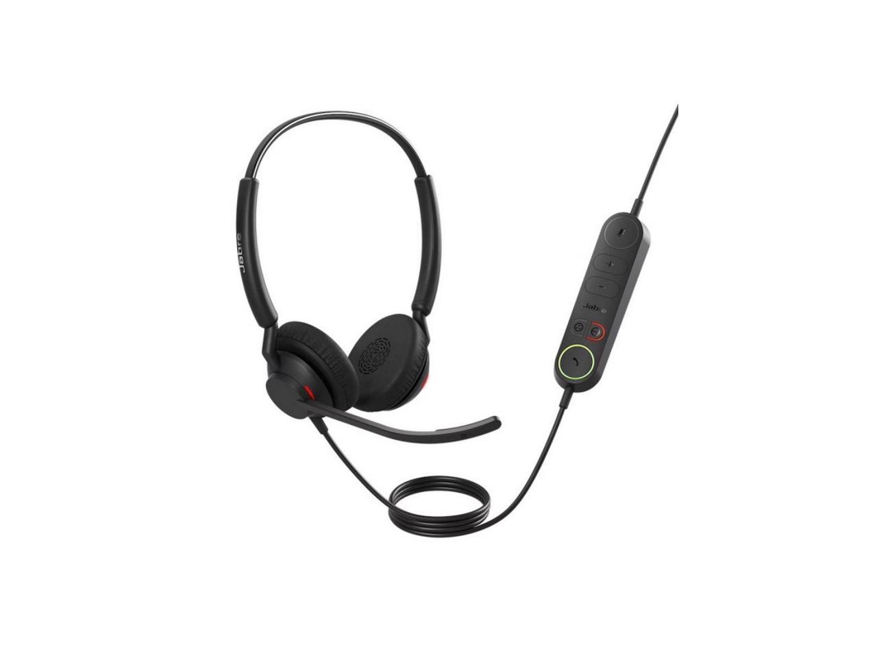 Jabra Engage 40 USB-C UC Stereo On Ear Computer Headset with Inline Link, Black (4099-419-299) 1