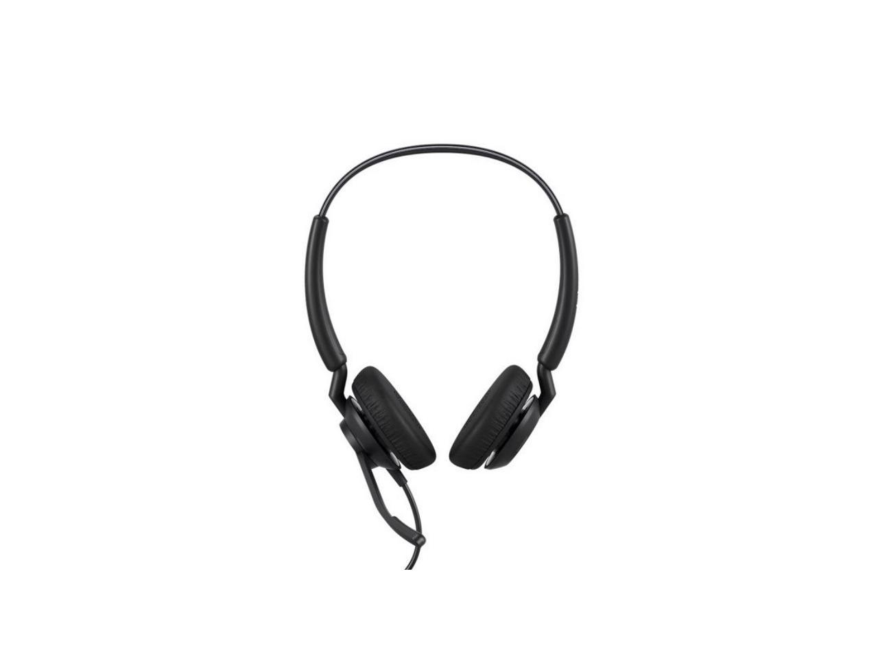 Jabra Engage 40 USB-C UC Stereo On Ear Computer Headset with Inline Link, Black (4099-419-299) 2