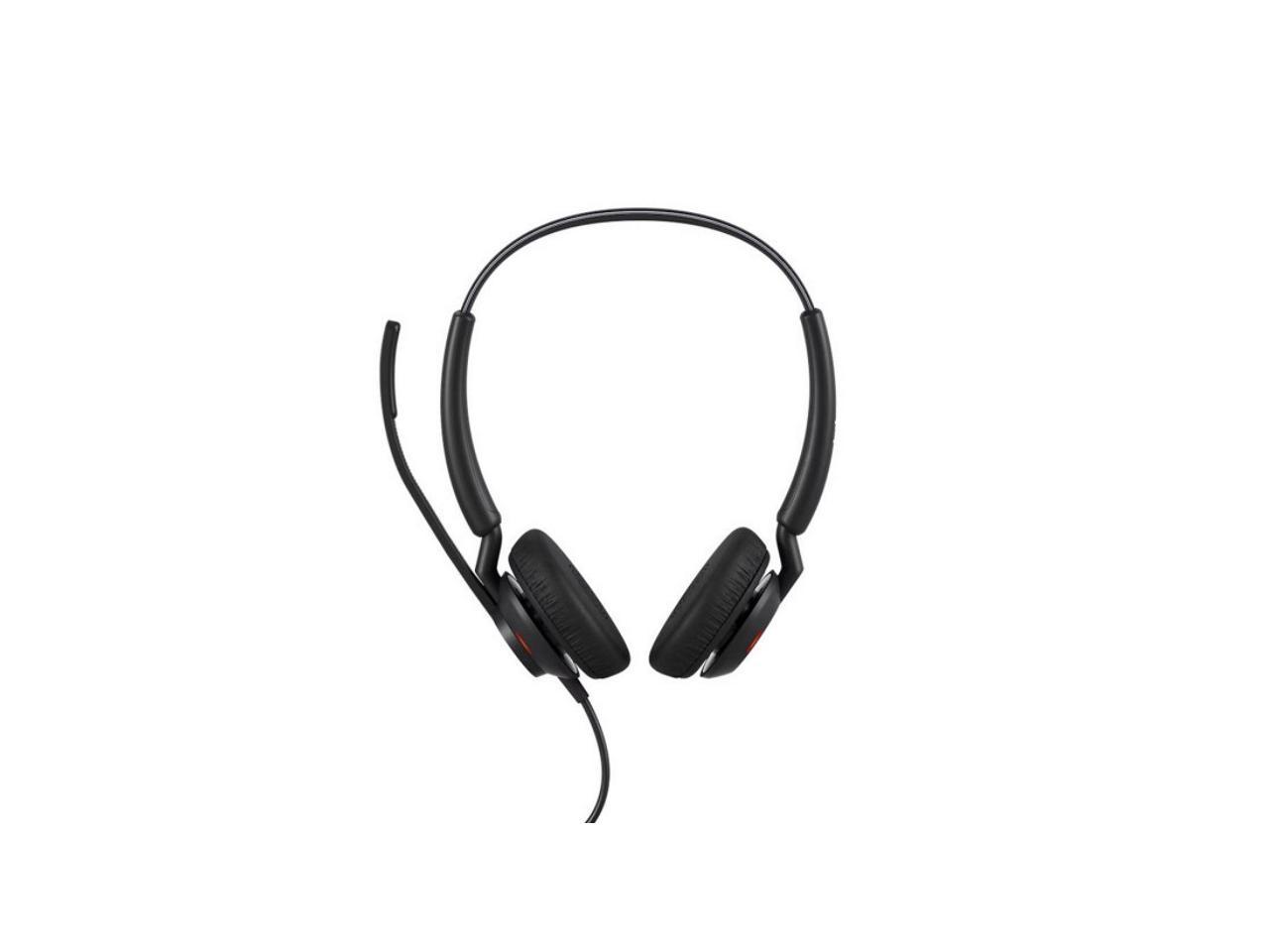 Jabra Engage 40 USB-C UC Stereo On Ear Computer Headset with Inline Link, Black (4099-419-299) 3