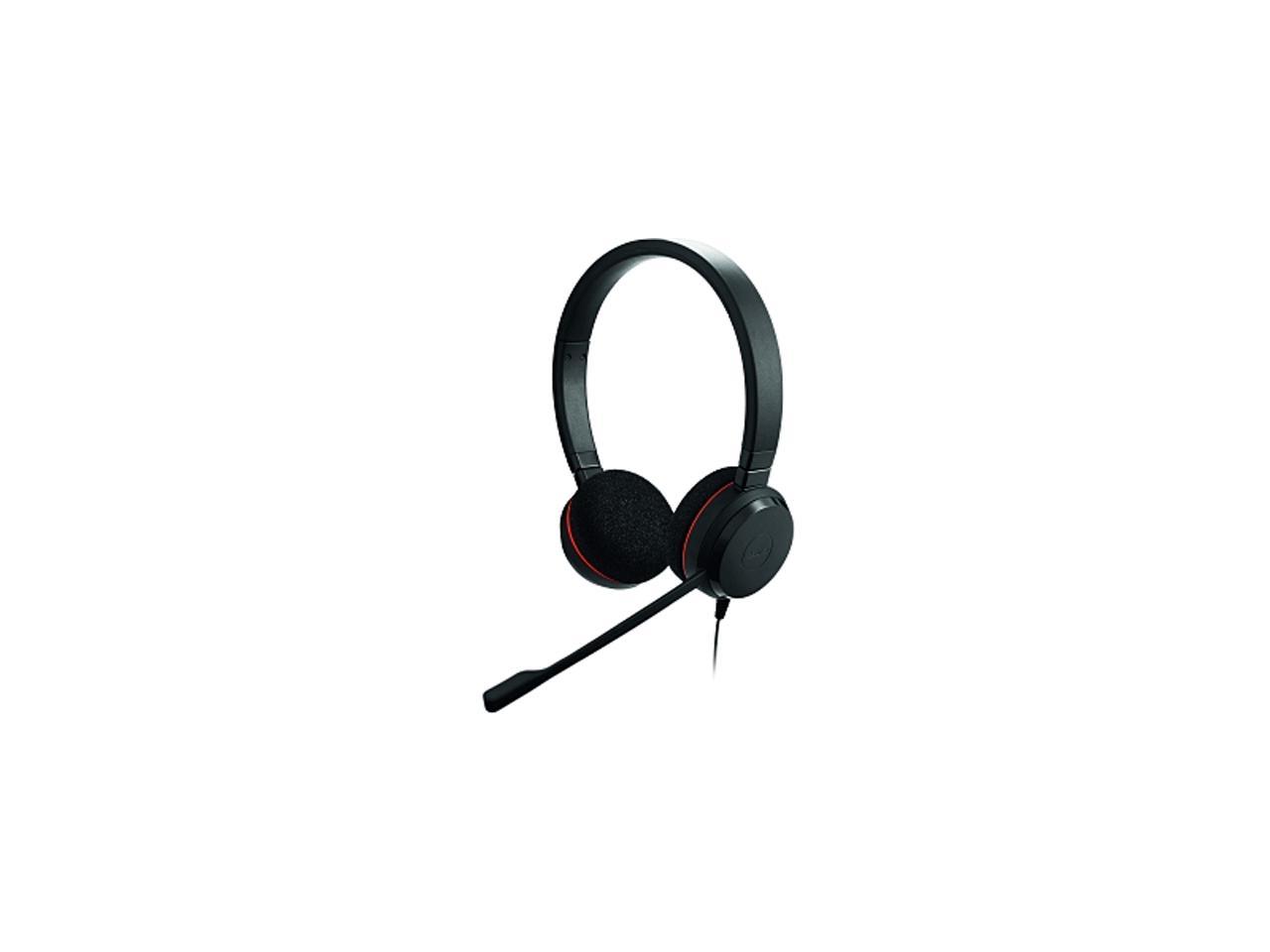 Jabra EVOLVE 20 MS Stereo Black USB Professional Headset with Easy Call Management and Great Sound for Calls and Music 4999-823-109 1