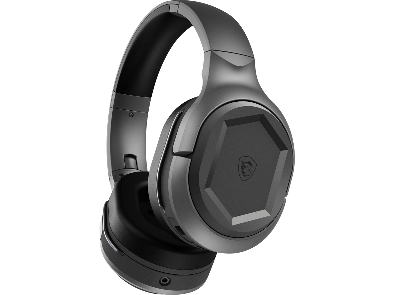 MSI IMMERSE GH50 WIRELESS Gaming Headset, 7.1 Surround Sound, Carrying Pouch Included, Black 2