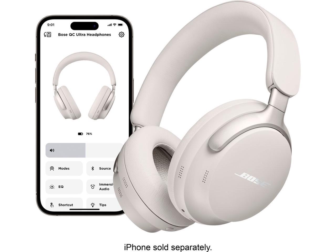 Bose QuietComfort Ultra Wireless Noise Cancelling Headphone - White Smoke   880066-0200 3