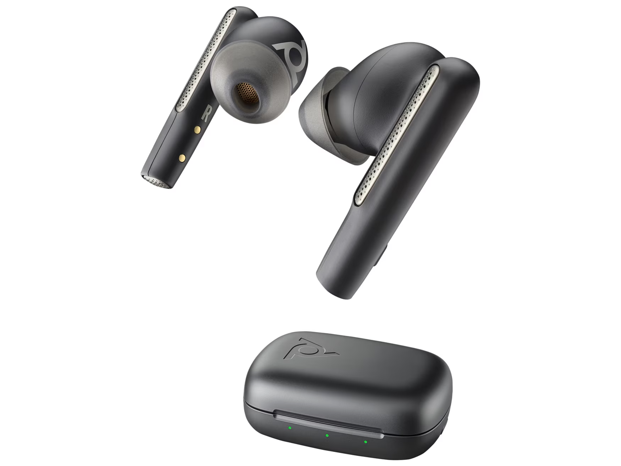 Poly Voyager Free 60 UC Black Earbuds + BT700 USB-C Adapter + Basic Charge Case 1