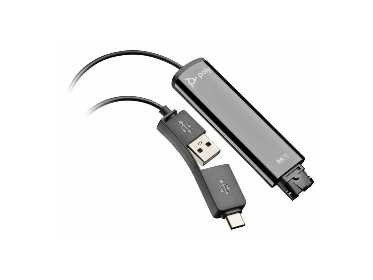 Poly DA75 USB to QD Adapter  786C6AA 1