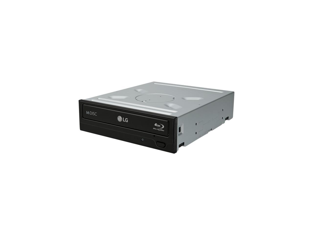 LG Black 16X BD-R 2X BD-RE 16X DVD+R 5X DVD-RAM 12X BD-ROM 4MB Cache SATA Blu-ray Burner WH16NS40 1