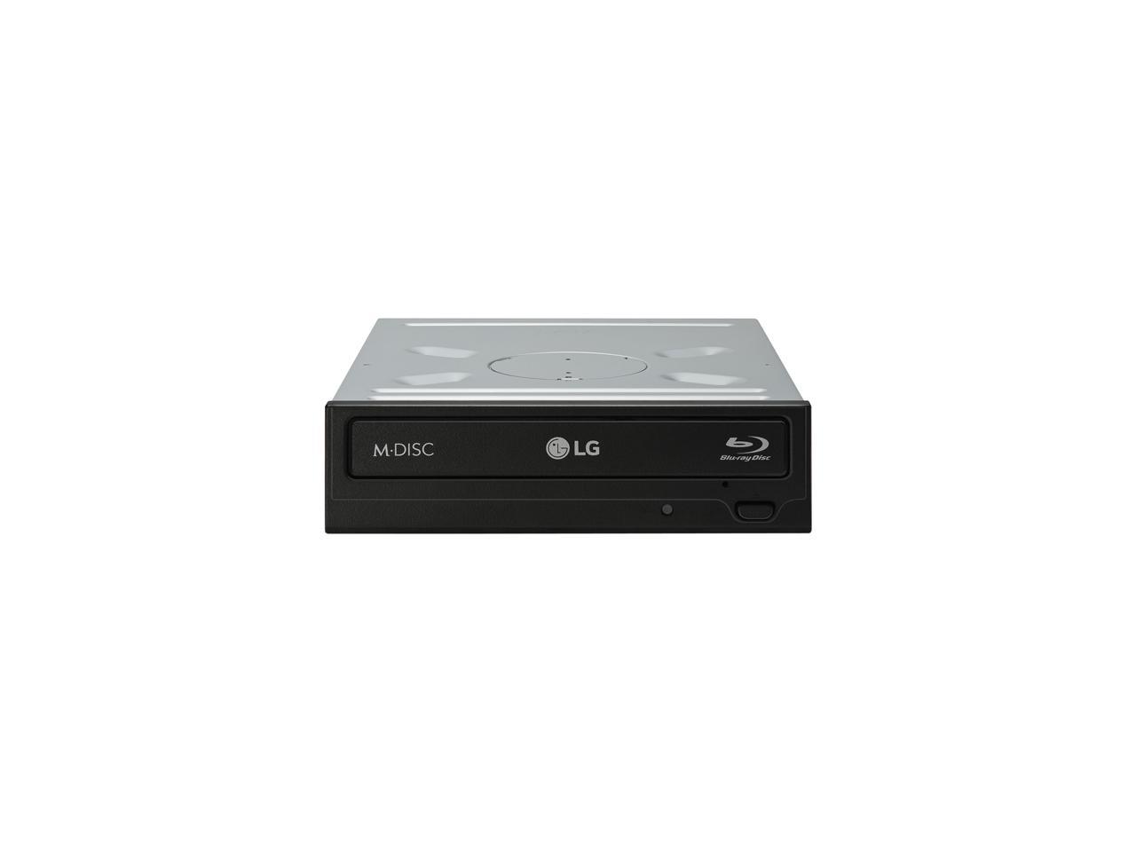 LG Black 16X BD-R 2X BD-RE 16X DVD+R 5X DVD-RAM 12X BD-ROM 4MB Cache SATA Blu-ray Burner WH16NS40 2