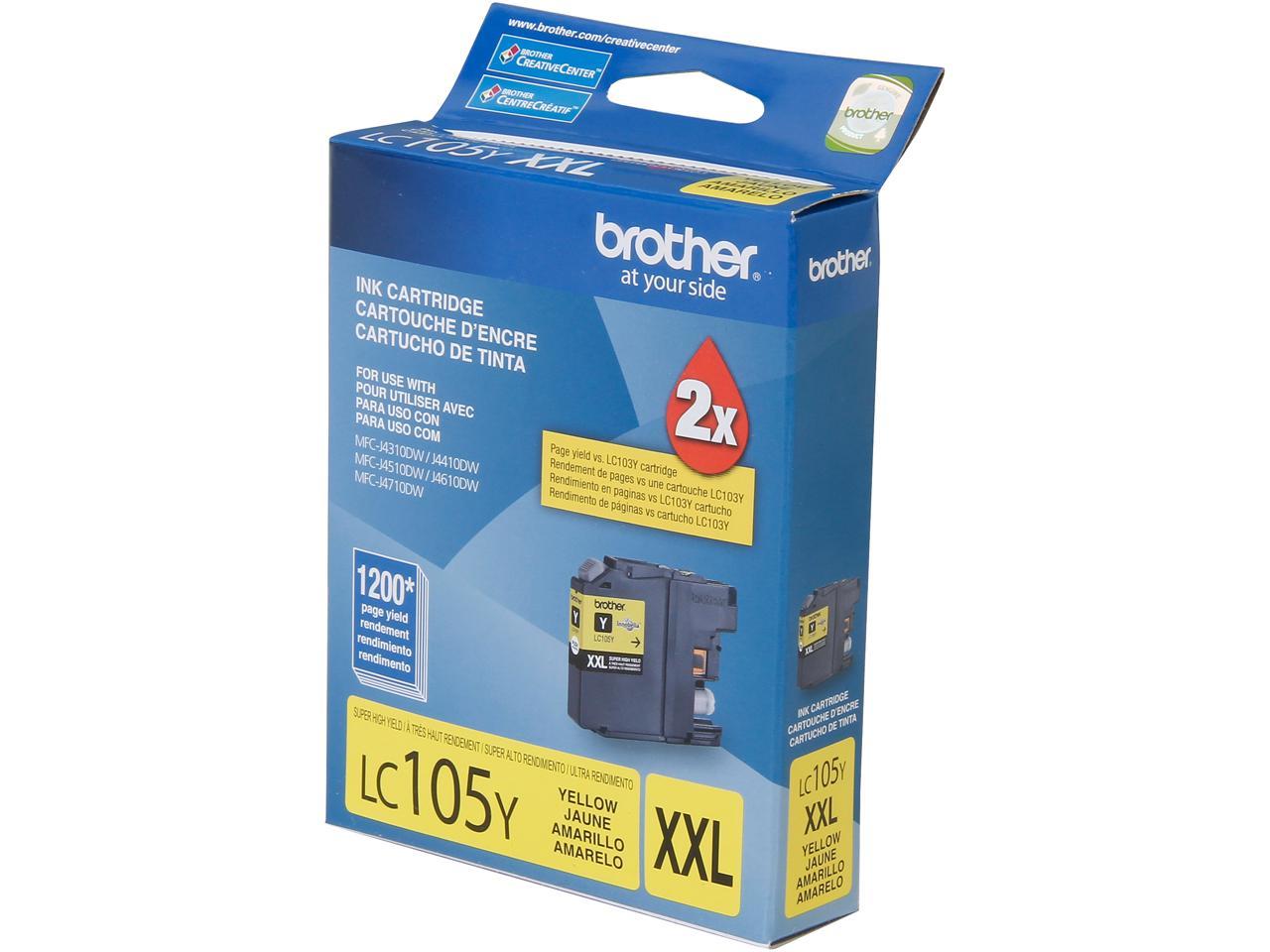 Brother LC105Y Super High Yield Innobella Ink Cartridge - Yellow 2