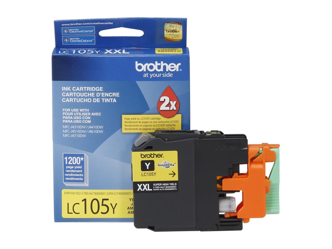 Brother LC105Y Super High Yield Innobella Ink Cartridge - Yellow 3