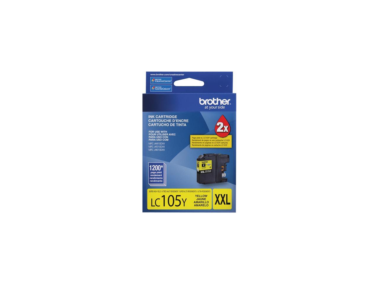 Brother LC105Y Super High Yield Innobella Ink Cartridge - Yellow 1