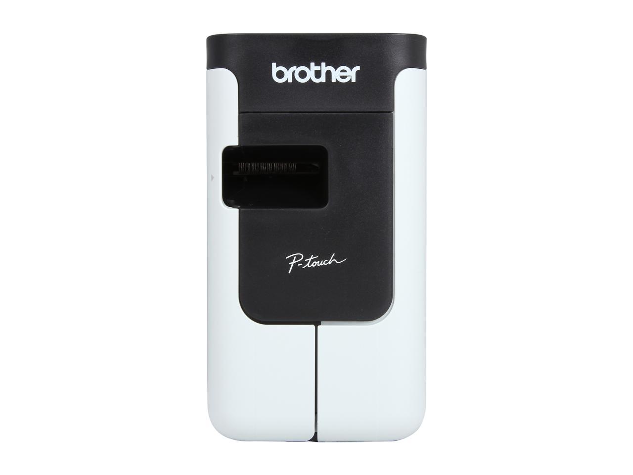 Brother P-touch PT-P700 PC-Connectable Label Printer for PC and Mac, Thermal Transfer, 180 x 360 dpi, 30mm./sec, Up to 4 Print Lines, Auto Cutter, Barcode Printing, USB 3