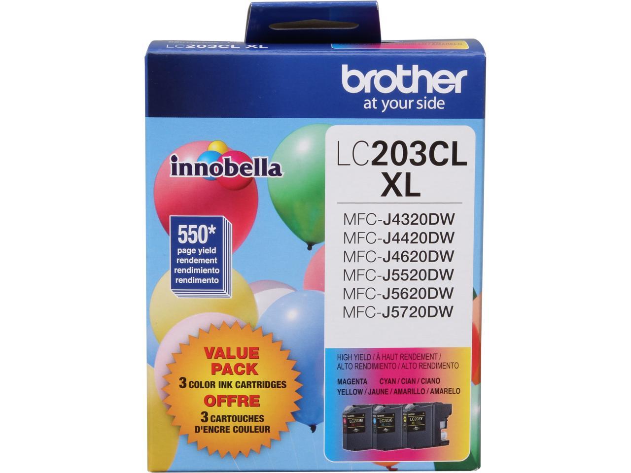 Brother LC2033PKS Super High Yield Innobella Ink Cartridge - Combo Pack - Cyan/Magenta/Yellow 1