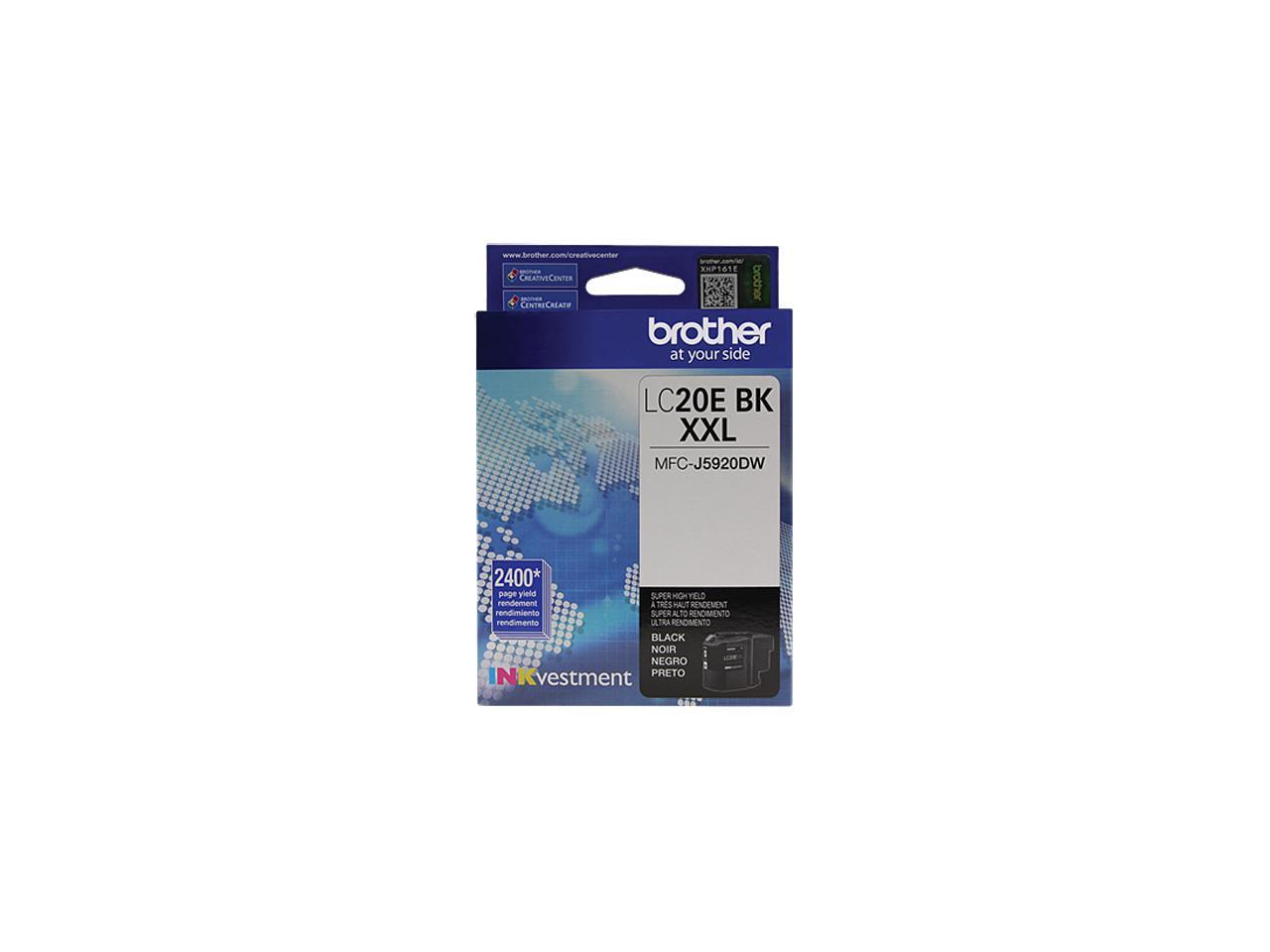 Brother LC20EBK Super High Yield Ink Cartridge - Black 1