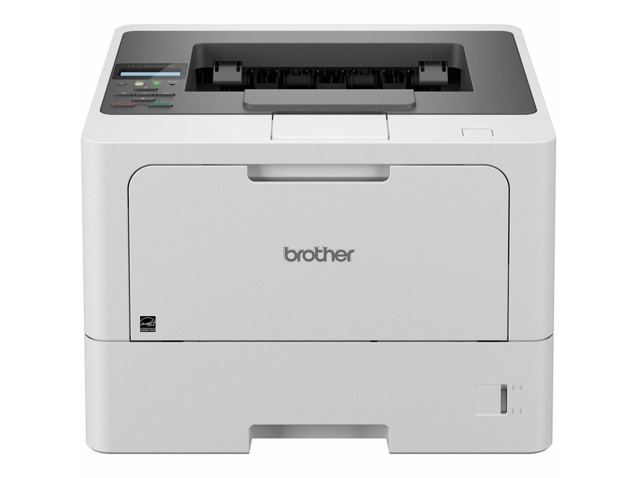 Brother HL HL-L5210DW Desktop Wireless Laser Printer - Monochrome - 48 ppm Mono - 1200 x 1200 dpi Print - Automatic Duplex Print - 350 Sheets Input - Ethernet - Wireless LAN 1