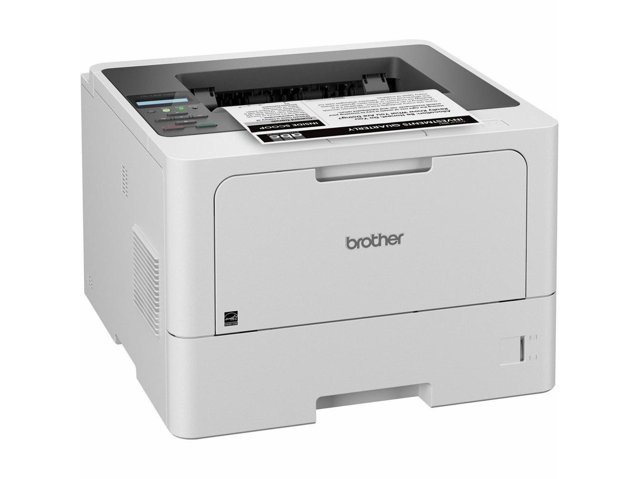 Brother HL HL-L5210DW Desktop Wireless Laser Printer - Monochrome - 48 ppm Mono - 1200 x 1200 dpi Print - Automatic Duplex Print - 350 Sheets Input - Ethernet - Wireless LAN 3