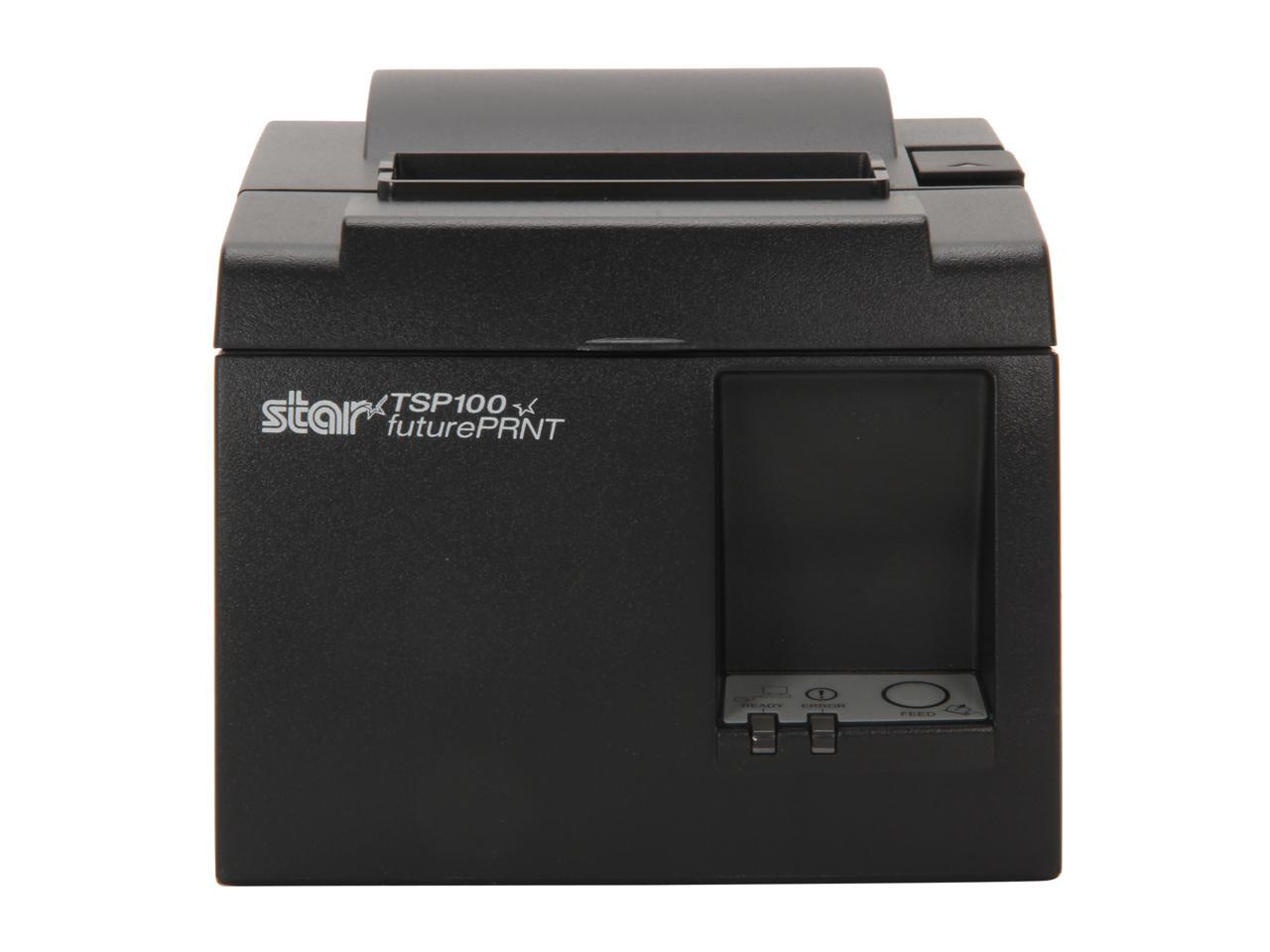 Star Micronics 39464910 TSP100III Series TSP143 Thermal Receipt Printer, Auto-cutter, Ethernet (LAN), Ethernet Cable, Internal Power Supply, Gray - TSP143IIILAN GY US 2