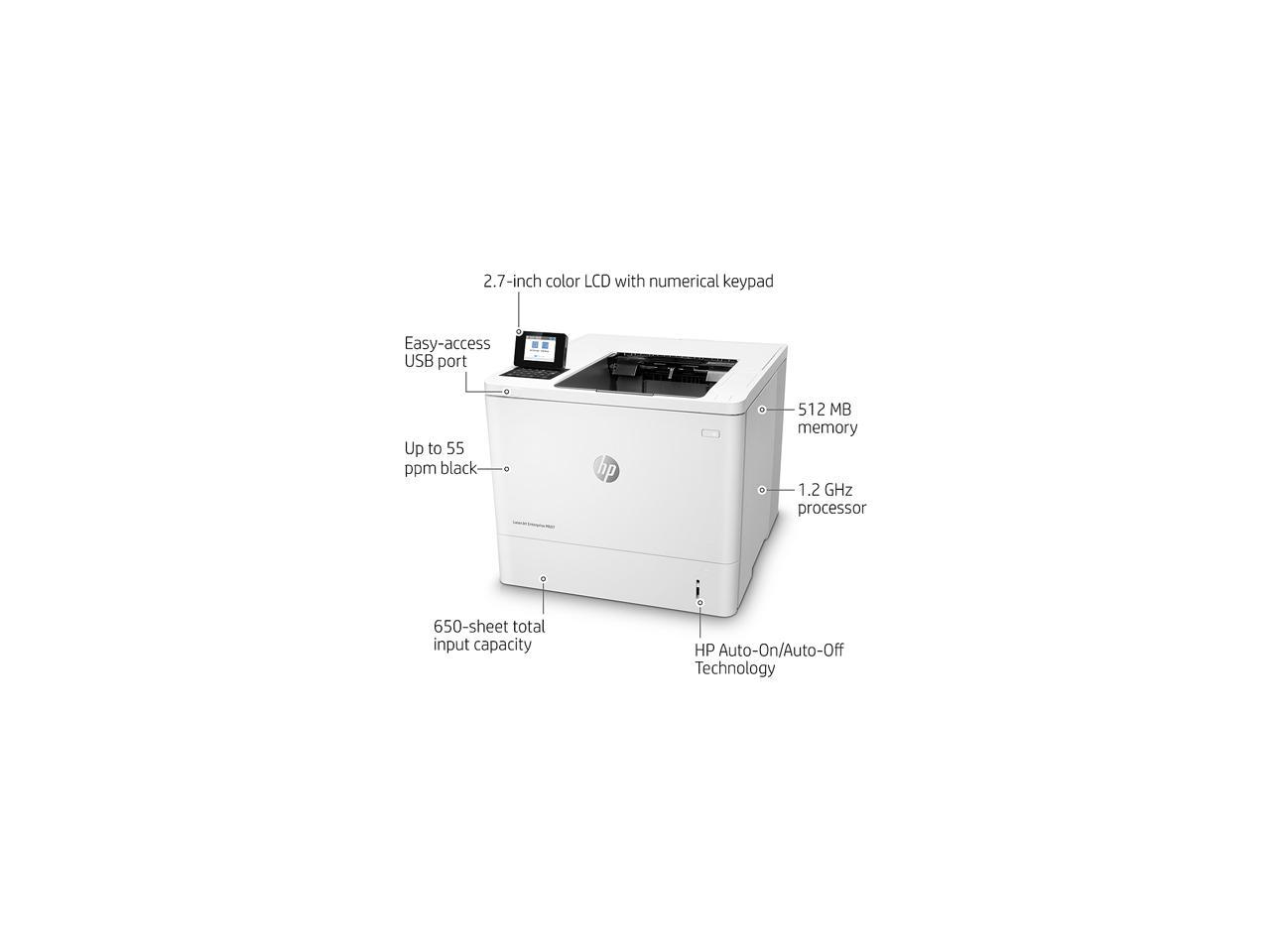 HP LaserJet Enterprise M607n (K0Q14A) Monochrome Laser Printer 2