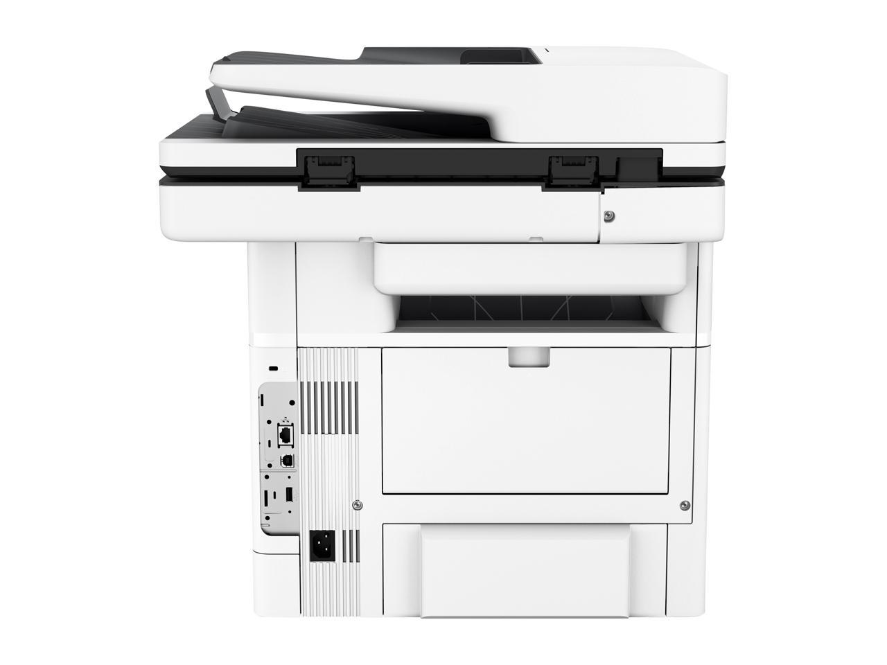 HP LaserJet Enterprise M528f MFP A4: Up to 43 ppm
Letter: Up to 45 ppm Monochrome Ethernet (RJ-45) / RJ-11 / USB Laser Printer 5