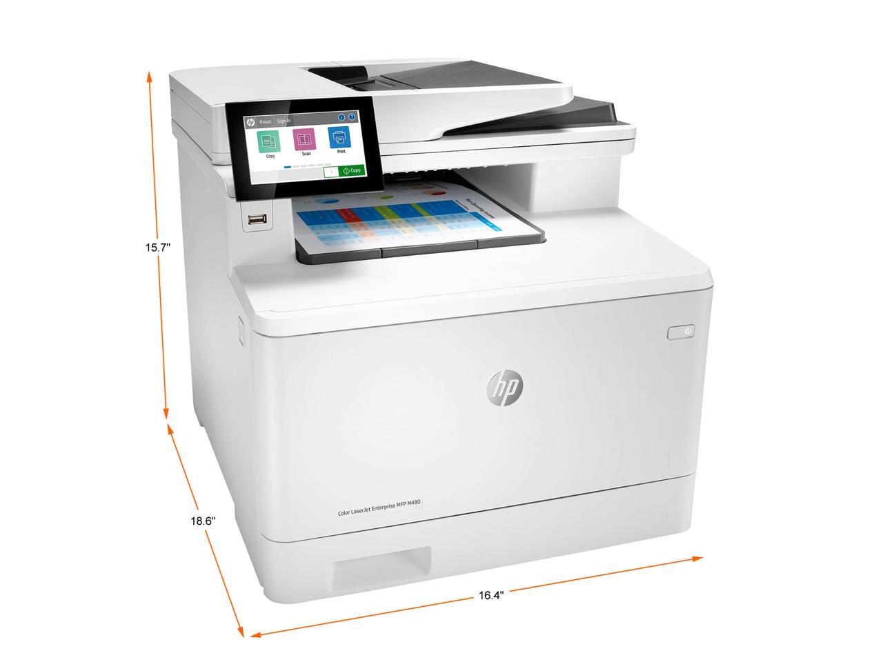 HP LaserJet Enterprise MFP M480f MFC / All-In-One Color Laser Printer 2