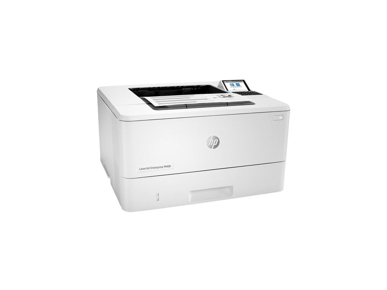 HP LaserJet Enterprise M406dn Workgroup Letter: Up to 40 ppm (default); Up to 42 ppm (HP high speed mode) Black
A4: Up to 38 ppm (default); Up to 40 ppm (HP high speed mode) Black
Print speed (Landscape, A5): Up to 63 ppm Black Monochrome E 1