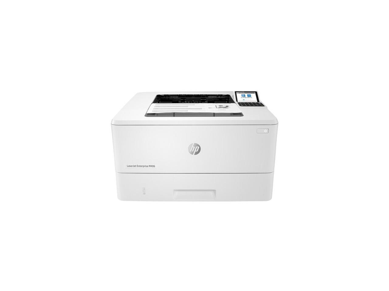 HP LaserJet Enterprise M406dn Workgroup Letter: Up to 40 ppm (default); Up to 42 ppm (HP high speed mode) Black
A4: Up to 38 ppm (default); Up to 40 ppm (HP high speed mode) Black
Print speed (Landscape, A5): Up to 63 ppm Black Monochrome E 2