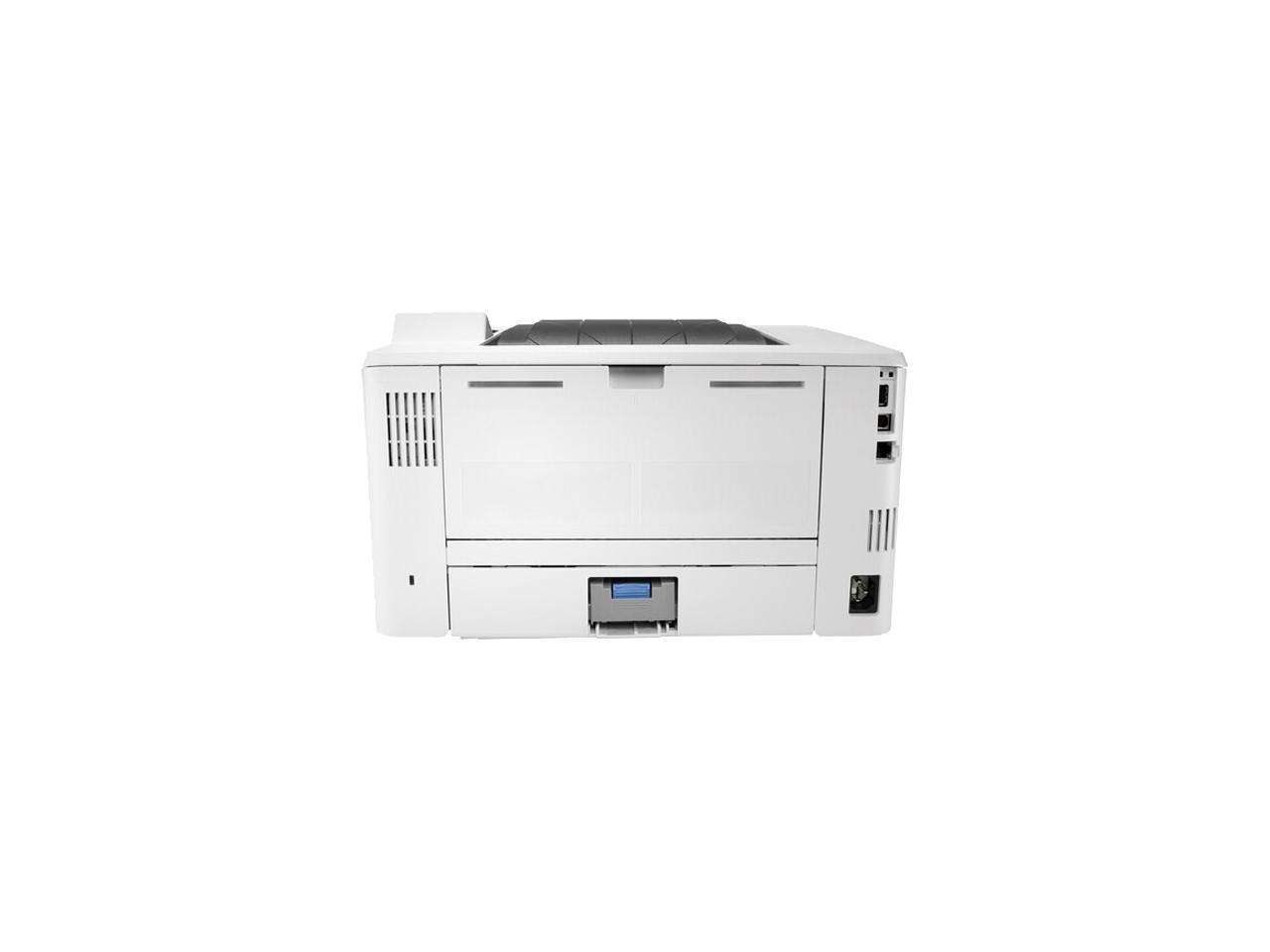 HP LaserJet Enterprise M406dn Workgroup Letter: Up to 40 ppm (default); Up to 42 ppm (HP high speed mode) Black
A4: Up to 38 ppm (default); Up to 40 ppm (HP high speed mode) Black
Print speed (Landscape, A5): Up to 63 ppm Black Monochrome E 5