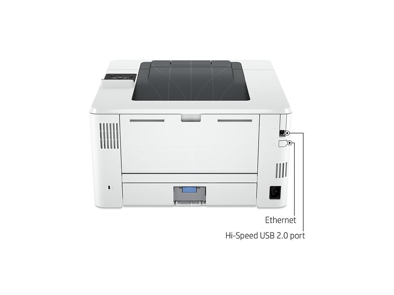 HP - LaserJet Pro 4001n Black-and-White Laser Printer with 3 months of Instant Ink included with HP+ - White 3