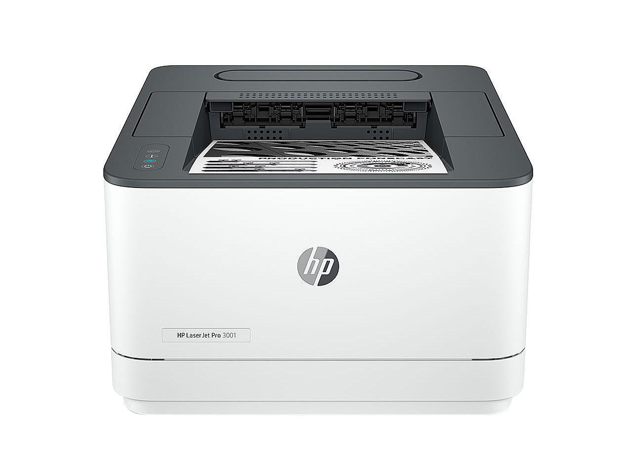 HP LaserJet Pro 3001dw SMB Monochrome Wireless 802.11b/g/n Laser Printer 1