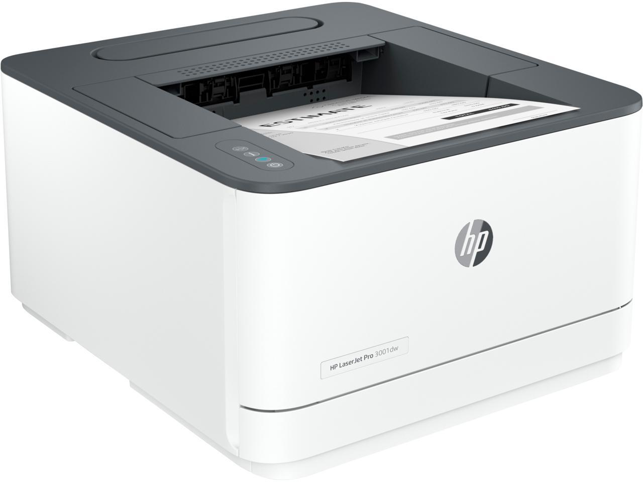 HP LaserJet Pro 3001dw SMB Monochrome Wireless 802.11b/g/n Laser Printer 2