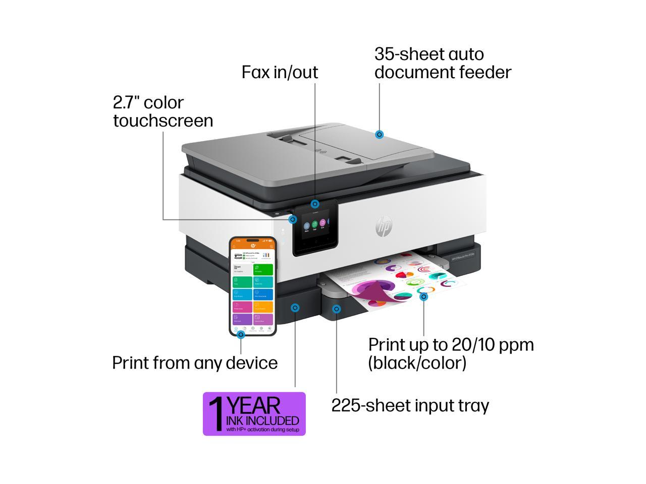 HP OfficeJet Pro 8139e All-in-One Printer w/ bonus 12months Instant Ink through HP+ 4