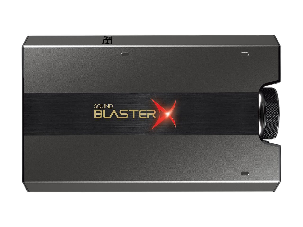 Creative BlasterX G6 7.1 Channels 32-bit 384 KHz USB Interface Sound Card 2