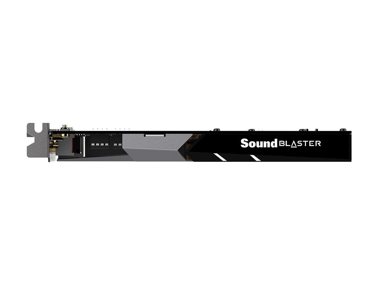 Creative Sound Blaster AE-9 5.1 surround channels, and up to 7.1 virtual surround channels Channels 32-bit 384 KHz PCI Express x1 Interface Sound Card 5