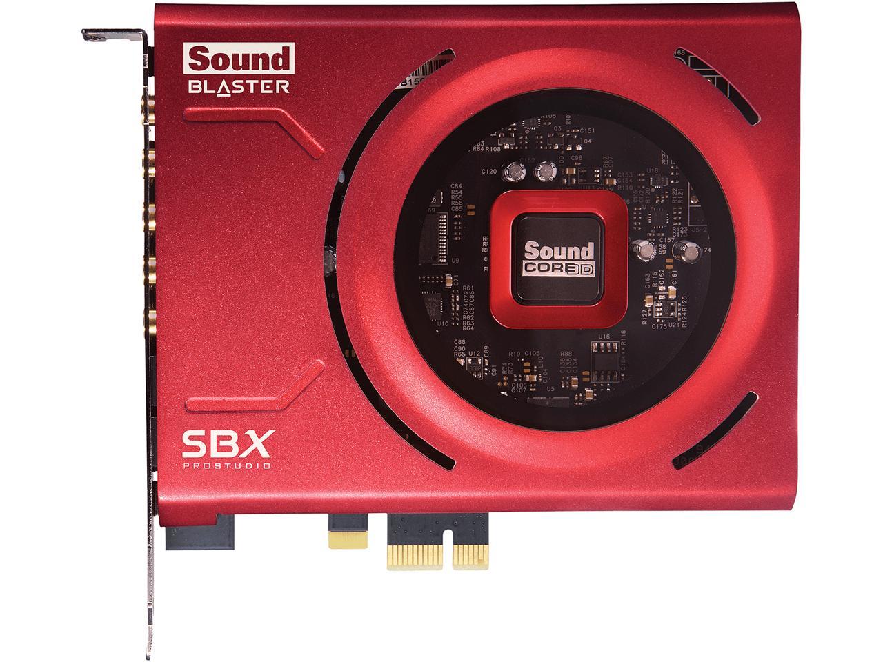 Creative Sound Blaster Z SE Internal PCI-e Gaming Sound Card and DAC, 24-bit / 192 kHz, 116 dB SNR, ASIO, 600O Headphones Amp, Mic EQ, Discrete 5.1 / Virtual 7.1, Supports Dolby Digital Live, DTS 1