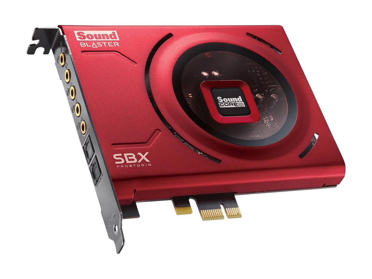 Creative Sound Blaster Z SE Internal PCI-e Gaming Sound Card and DAC, 24-bit / 192 kHz, 116 dB SNR, ASIO, 600O Headphones Amp, Mic EQ, Discrete 5.1 / Virtual 7.1, Supports Dolby Digital Live, DTS 4