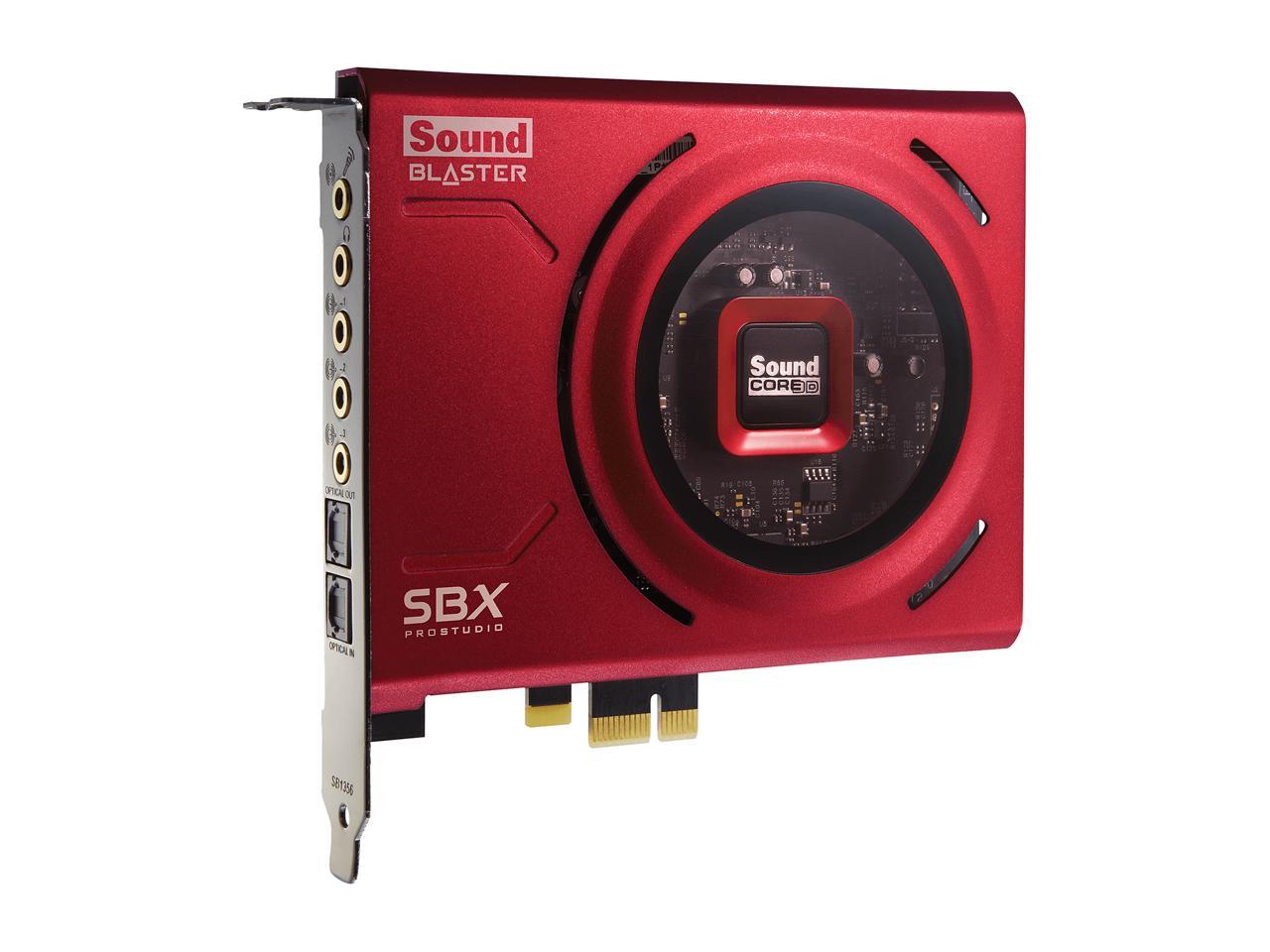 Creative Sound Blaster Z SE Internal PCI-e Gaming Sound Card and DAC, 24-bit / 192 kHz, 116 dB SNR, ASIO, 600O Headphones Amp, Mic EQ, Discrete 5.1 / Virtual 7.1, Supports Dolby Digital Live, DTS 5